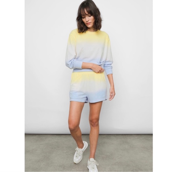 RAILS BLUE DIP DYE TERRY SHORTS - Picture 9 of 9